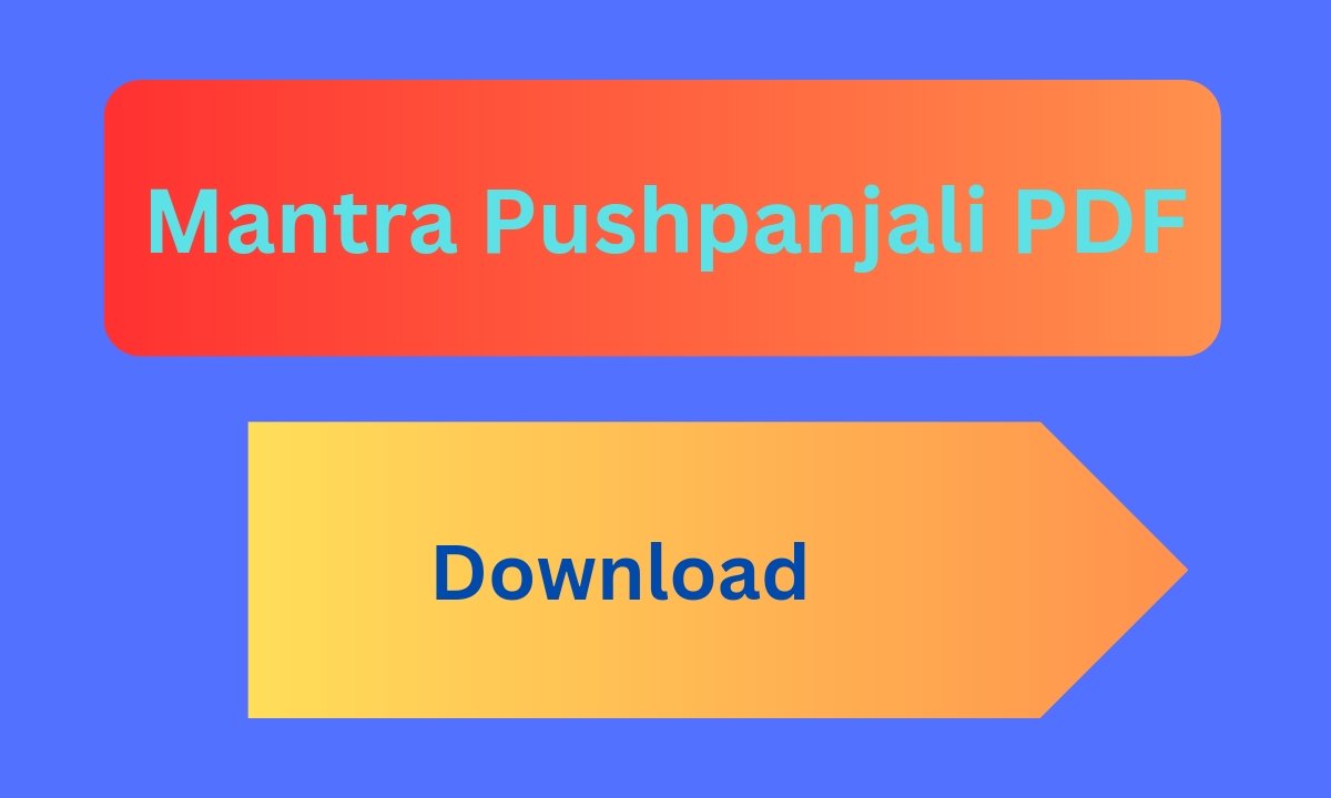 Mantra Pushpanjali PDF